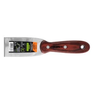 Espátula 2' Acero Inoxidable con Mango de Madera, ideal para trabajos de precisión en pintura, clave 101081 - Expert