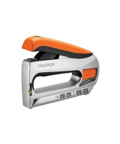 Engrapadora/Clavadora Truper Tipo Pistola Uso Rudo - Tecnología de Impacto para Trabajos Intensivos que Resiste Condiciones Extremas (Clave 17981)