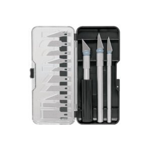 Juego de exactos con 13 cuchillas en estuche, PRETUL