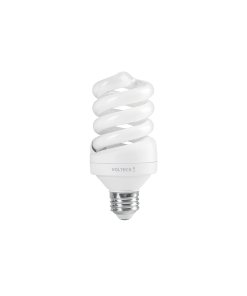Lámpara espiral Volteck T4 15 W luz de día en blíster - Tecnología de espectro completo para ambientes de lectura que previene fatiga visual mientras optimiza eficiencia energética (Clave 48212)