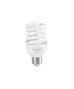 Lámpara espiral mini Volteck T2 20 W luz de día en blíster - Tecnología de claridad potenciada para áreas productivas que simula luz natural mejorando visibilidad y reduciendo fatiga visual (Clave 48206)
