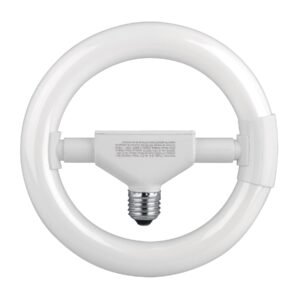 Lámpara circular Volteck T9 22 W luz de día en caja - Tecnología de iluminación uniforme para espacios de trabajo que proporciona espectro completo mejorando concentración y rendimiento visual (Clave 48236)