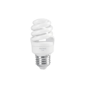 Lámpara espiral mini T2 7 W luz de día en blíster, VOLTECK