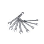 Juego de llaves combinadas satinadas métricas, 12 puntas, 8 piezas Surtek F14M