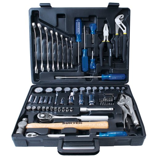 Juego combinado de herramienta, 70 piezas Surtek F4458AM