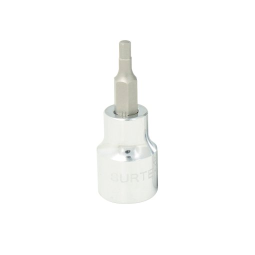 Dado con punta hexagonal cuadro de 3/8", 6 puntas, en pulgadas, 1/4 Surtek F51H08