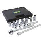 Juego de dados y accesorios cuadro de 1/2" en pulgadas, 17 piezas Surtek F5800