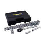Juego de dados y accesorios cuadro de 1/2" en pulgadas, 20 piezas Surtek F5800B