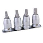 Juego de dados con punta torx cuadro de 1/2", 4 piezas Surtek F5800T