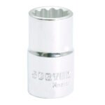 Dado en pulgadas cuadro de 1/2", 12 puntas, 17/32" Surtek F5817