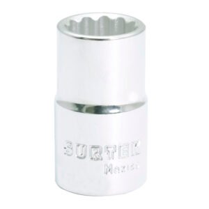 Dado en pulgadas cuadro de 1/2", 12 puntas, 17/32" Surtek F5817