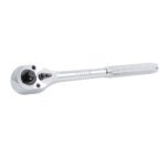Matraca doble para dados cuadro de 3/8" y 1/2", cabeza tipo pera, mango moleteado Surtek F5850