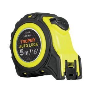 Flexómetro Auto-Lock contra impactos 5 m cinta 19 mm, TRUPER