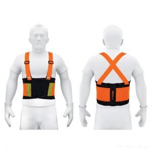 Faja lumbar naranja con cintas de alta visibilidad,CH,TRUPER