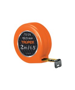 Flexómetro Truper Pocket 2m - Tecnología compacta para mediciones rápidas que se adapta a cualquier bolsillo sin sacrificar calidad (Clave 103090)