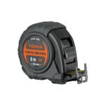 Flexómetro contra impactos 8 m, Cinta Negra 25 mm, TRUPER