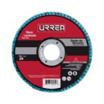 Disco laminado tipo 29 grano 40, 7" Urrea FD74