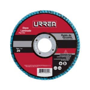 Disco laminado tipo 29 grano 40, 7" Urrea FD76