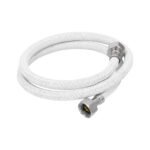 Manguera lavabo/fregadero, vinilo blanco, 1/2'x1/2', 100 cm