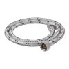 Manguera para Lavabo/Fregadero, Acero Inoxidable, 1/2' x 1/2', 100cm, ideal para conexiones duraderas, clave 49526 - FOSET