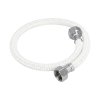 Manguera para Lavabo/Fregadero, Vinilo Blanco, 1/2' x 1/2', 55cm, resistente y flexible para conexiones en fregaderos, clave 45313 - FOSET - Image 1