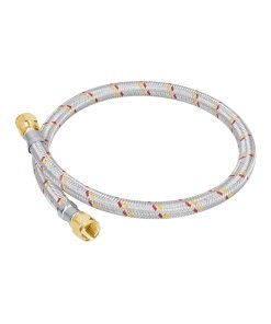 Manguera para Gas, Aluminio, 5/16', 60 cm, compacta y resistente para conexiones de gas, clave 23201 - FOSET BASIC