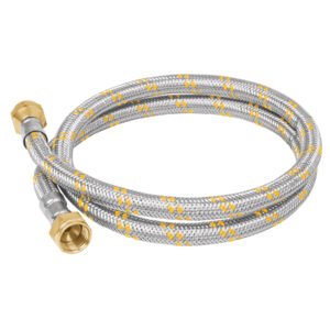 Manguera para gas, acero inox, 3/8' flare, 100 cm, FOSET
