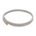 Manguera para gas, aluminio, 3/8' flare, 400 cm, FOSET BASIC