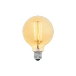 Lámpara incandescente vintage 40 W tipo globo, VOLTECK