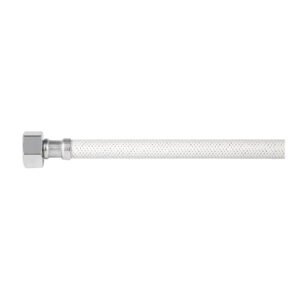 Manguera lavabo/fregadero, vinilo blanco, 1/2' x 1/2', 40 cm