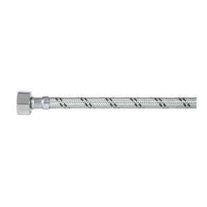 Manguera lavabo/fregadero, acero inox, 1/2' x 1/2', 40 cm
