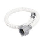 Manguera lavabo/fregadero,vinilo,1/2'x3/8',40cm, plást/lat