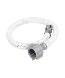 Manguera para Lavabo/Fregadero, Vinilo, 1/2' x 3/8', 40cm, material plástico/latón, resistente y flexible, clave 45492 - FOSET