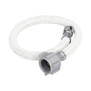Manguera lavabo/fregadero,vinilo,1/2'x3/8',40cm, plást/lat
