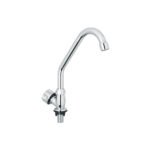 Llave individual fregadero,ABS,cuello corto,hexagonal, BASIC