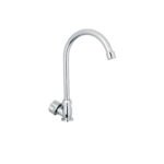 Llave individual fregadero,ABS,cuello curvo,hexagonal, BASIC