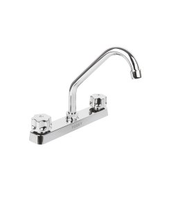 Mezcladora 8' para Fregadero, ABS, Cuello Corto, Hexagonal, diseño compacto y eficiente, clave 49289 - BASIC