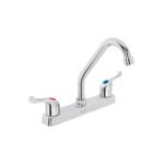 Mezcladora 8' fregadero, ABS, cuello corto, palanca, BASIC