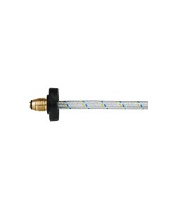 Manguera Pigtail, Aluminio, 7/16' x 7/8', 55 cm, resistente para conexiones de gas, clave 49513 - FOSET