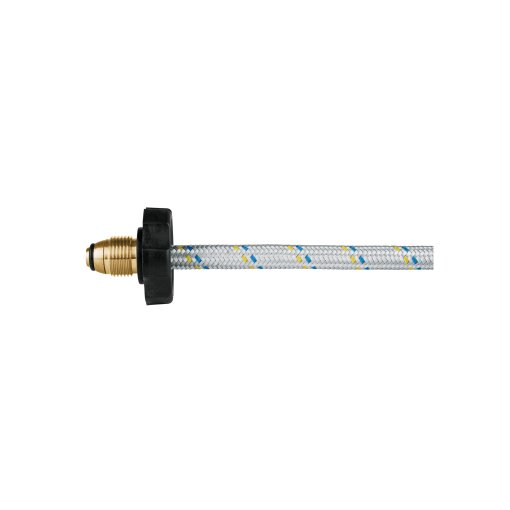Manguera Pigtail, Aluminio, 7/16' x 7/8', 55 cm, resistente para conexiones de gas, clave 49513 - FOSET