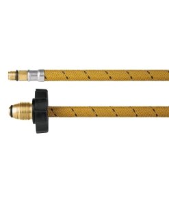 Manguera Pigtail, Vinilo, 7/16' x 7/8', 55 cm, ideal para conexiones flexibles de gas, clave 49512 - FOSET