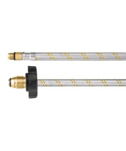 Manguera Pigtail, Acero Inoxidable, 7/16' x 7/8', 55 cm, flexible y duradera para conexiones de gas, clave 49136 - FOSET