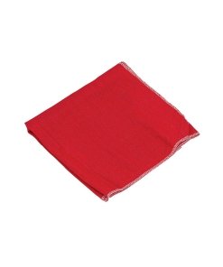 Franela roja de algodón de 1 m, perfecta para tareas de limpieza especializadas, KLINTEK, clave 56027.