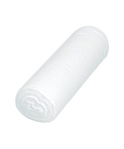 Rollo de 25 m de franela blanca de algodón, excelente para limpieza diaria y secado, KLINTEK, clave 56023.