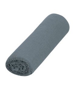 Rollo de 25 m de franela gris de algodón, práctica para limpieza pesada, KLINTEK, clave 56021.
