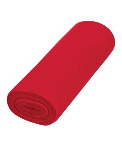 Rollo de 25 m de franela roja de algodón, ideal para trabajos de limpieza especializados, KLINTEK, clave 56022.