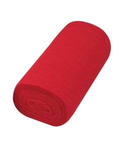 Rollo de 50 m de franela roja de algodón, excelente para limpieza especializada en áreas comerciales, KLINTEK, clave 57002.