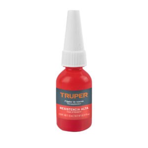 Fijador de roscas, permanente, 10 ml, rojo, TRUPER