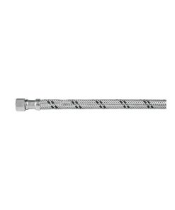 Manguera 'T' para Lavabo/Fregadero, Acero Inoxidable, 3/8'x1/2'x1/2', 55cm, ideal para conexiones de plomería, clave 45506 - FOSET