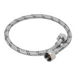 Manguera p/WC, acero inox, 1/2'x7/8', 60 cm